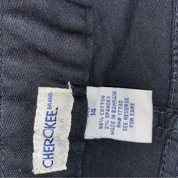 Cherokee NWT black cropped pants size 14 - Picture 6 of 6